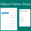 Default Option Value
