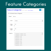 Feature Categories