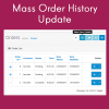 Mass Order History Update