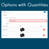 Options with Quantities