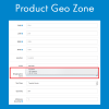 Product Geo Zone