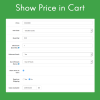 Show Price in Cart